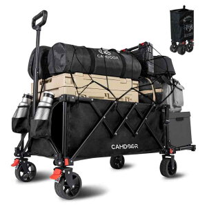 CAMDOOR �L�����[���S�� ����e��240L�y�E�����^�C���E2026�V�o��E3�b�Ŏ��[�z���y�� �q���悹��� �㕔�W�J�� �����Ή� �A�E�g�h�A���S�� �L�����v �J�[�g ���ω׏d120kg �����^�ѕ֗� �R���p