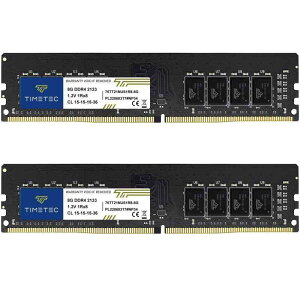 Timetec DDR4 �f�X�N�g�b�vPC�p������ 2133MHz(PC4-2133P) PC4-17000 UDIMM 288 Pin 1.2V CL15 Non-ECC Unbuffered DIMM���������W���[��