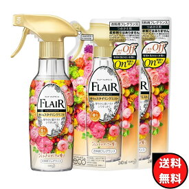 【まとめ買い】花王 フレアフレグランス 香りのスタイリングミスト ジェントルブーケの香り 本体 270ml つめかえ用 240ml　2個セット