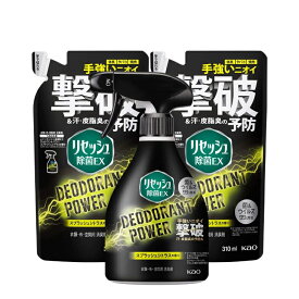 【100円クーポンあり】【まとめ買い】リセッシュ除菌EX プラス デオドラントパワー 消臭スプレー 本体+詰め替え 310ml×2個 スプラッシュシトラス リセッシュ 除菌EX