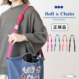 【 正規取扱店 】 新作 再入荷 ball&chain ボールアンドチェーン トラ 猫 ネコ 折りたたみ ショッピングバッグ 買い物バッグ トートバッグ ショルダー 2WAY 刺繍 レディース お