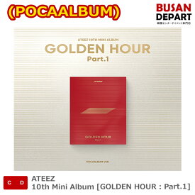 (POCAALBUM) ATEEZ 10th Mini Album [GOLDEN HOUR : Part.1] 韓国チャート反映 送料無料 kse