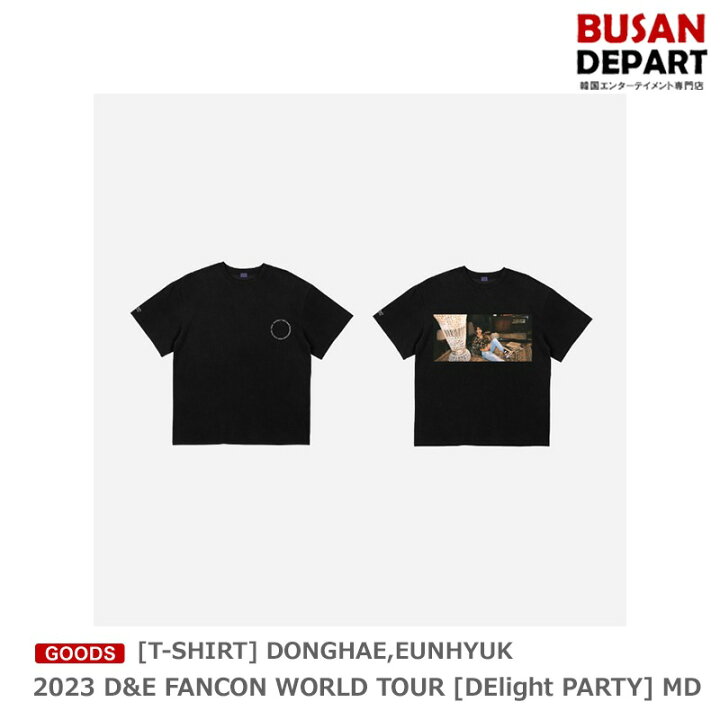 楽天市場】[T-SHIRT] DONGHAE,EUNHYUK 2023 D&E FANCON WORLD TOUR 