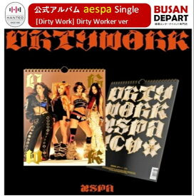 [即日-Y] aespa Single [Dirty Work] Dirty Worker ver.エスパ 公式アルバム 韓国HANTEOチャート反映 送料無料