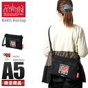 【超ポイントバック祭｜最大36倍】マンハッタンポーテージ キースヘリング LTD サコッシュ ショルダーバッグ メンズ レディース ブランド Manhattan Portage mp1084cvlkh21 cpn10o【在庫限り】