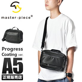 【最大42倍｜1/25限定】W特典付き マスターピース プログレス コーティングver. バッグ ショルダーバッグ メンズ ブランド 軽量 防水 丈夫 日本製 横型 斜めがけバッグ 小さめ ミニ コンパクト A5 master-piece Progress Coating ver. 02400-sc tppr