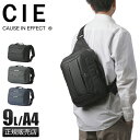 【最大52倍｜8/5限定】CIE シー リープ スリングバッグ ワンショルダーバッグ 9L A4 軽量 撥水 防水 日本製 ブランド メンズ レディース LEAP 072302