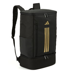 【最大38倍|10/30 9:59〆】2025年モデル アディダス リュック 38L 新作 大容量 軽量 男子 女子 女子高生 中学生 高校生 黒 通学 部活 大きめ 2層 スクエア ボックス型デイパック バックパック A4 B4