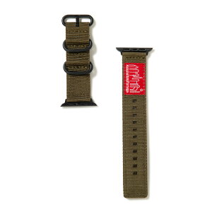 �y�ő�27�{�z�}���n�b�^���|�[�e�[�W �A�b�v���E�H�b�` Apple Watch �o���h �u�����h 49mm/46mm/45mm/44mm Manhattan Portage AWB-MP02-45