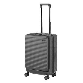 【最大38倍 9/15限定】エッジリンク スーツケース Mサイズ 52L 軽量 中型 フロントオープン ストッパー 4輪 双輪 キャリーケース クルーズボックス EDGELINK CRUZBOX 05802