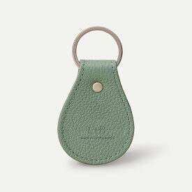 【撥水牛本革】キーホルダー 名入れ可 ドロップ しずく キーリング コンパクト 革小物 レザー 革 本革 メンズ レディース キーアクセサリー おしゃれ レザー カギ ストラップ 財布 ギフト シンプル ブランド 旧ビジネスレザーファクトリー LIB