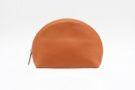 【高評価★4.2】シェルポーチ 本革 撥水 名入れ メイクポーチ バッグインバッグ 日本製YKKファスナー 自立 軽い トラベルポーチ コスメポーチ 小物入れ 大容量 レザーポーチ レディース かわいい おしゃれ ギフト プレゼント ブランド 旧ビジネスレザーファクトリー LIB