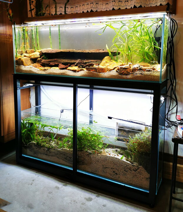 楽天市場】アイアン 水槽台 122cm x 32cm x 80cm 【受注制作45日 
