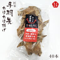手羽先カリカリ揚げ　40本【送料無料】匠家 九州 福岡 お取り寄せグルメ 福岡県よかもんショップ