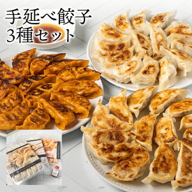 手延べ餃子3種セット【送料無料】家福　九州 福岡 お取り寄せグルメ 福岡県よかもんショップ