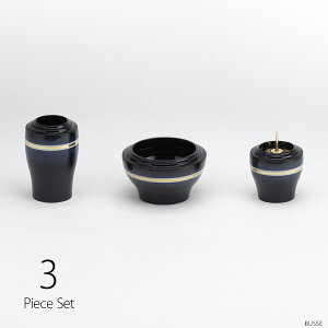 モダン仏具セット 『光明 月光 3点』 (ミニ仏壇用仏具セット 手元供養仏具 ミニ仏具 モダン仏具 シンプル仏具 仏具ミニ デザイン仏具 コンパクト仏具 おしゃれ仏具 日本製 高岡製 国産 金属