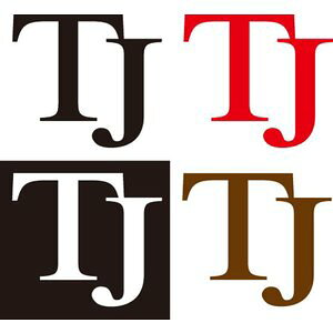 TJ BRAND Cutting Sticker TJ logo