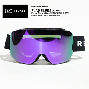 REVOLT FRAMELESS Purple Mirror / Gray {g t[X S[O