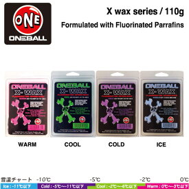 ONEBALL X-Wax series Fluorinated Racing Wax / ワンボールのスノーボード用フッ素ワックス