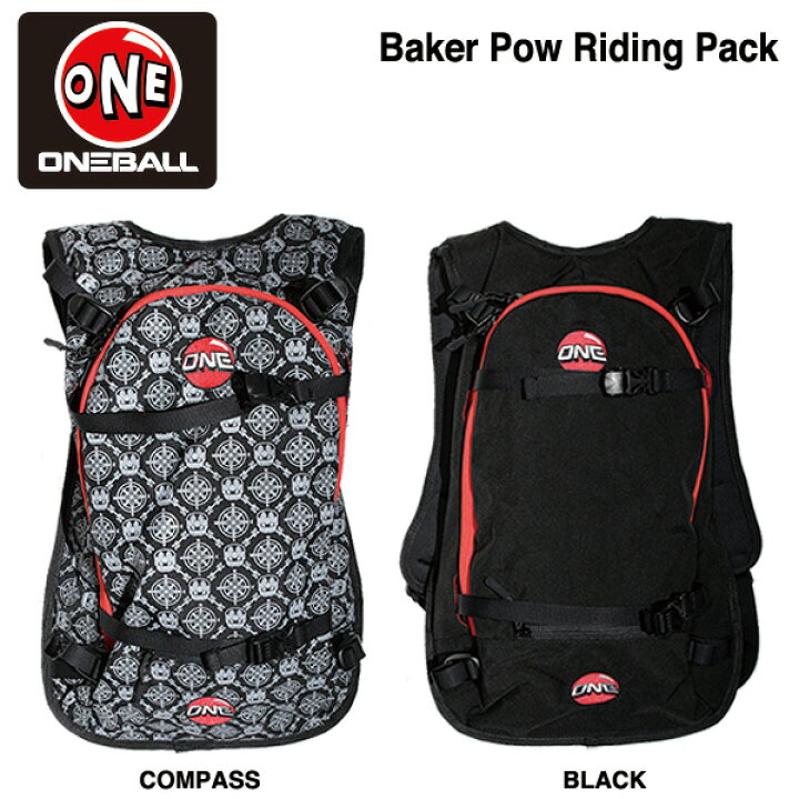 楽天市場】ONEBALL Baker Pow Riding Pack / ワンボール ベイカーパウ 