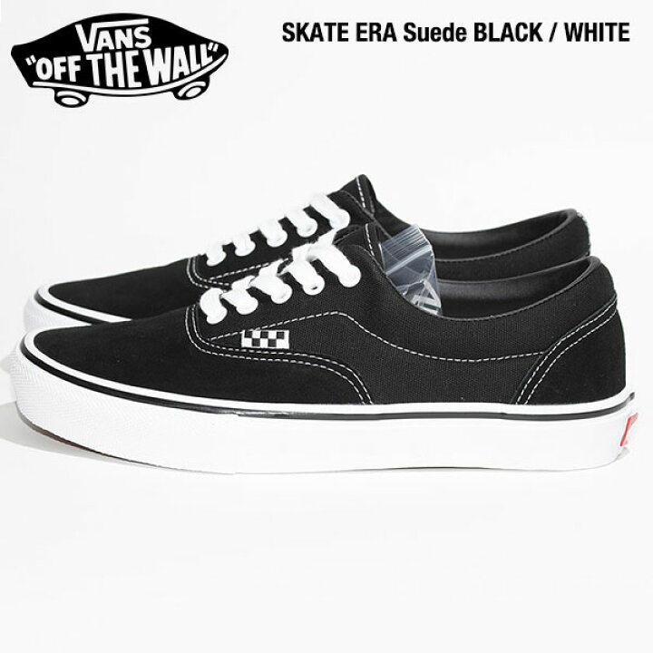 楽天市場】[ USA企画・正規販売 ] VANS SKATE ERA Suede BLACK WHITE 