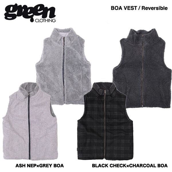楽天市場】green clothing BOA Vest / グリーン クロージング 
