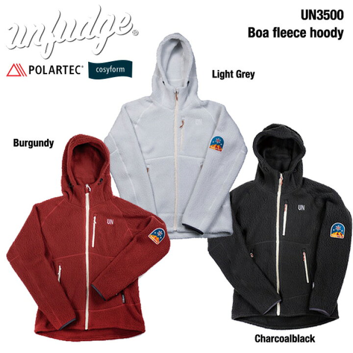 楽天市場】UN / Unfudge UN3500 Boa fleece hoody / アンファッジ 