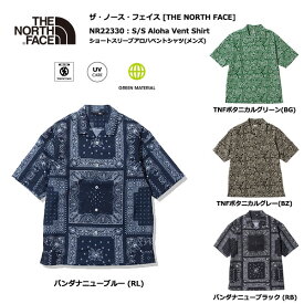 THE NORTH FACE NR22330 S/S Aloha Vent Shirt / ザ・ノースフェイス ショートスリーブアロハベントシャツ(メンズ)