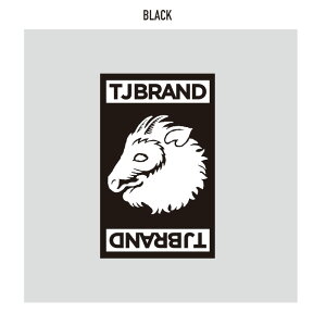 TJ BRAND ORIGINAL Square logo Sticker / eB[WFCuh IWi XNGASXebJ[