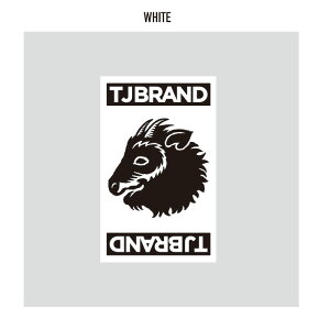 TJ BRAND ORIGINAL Square logo Sticker / �e�B�[�W�F�C�u�����h �I���W�i�� �X�N�G�A���S�X�e�b�J�[