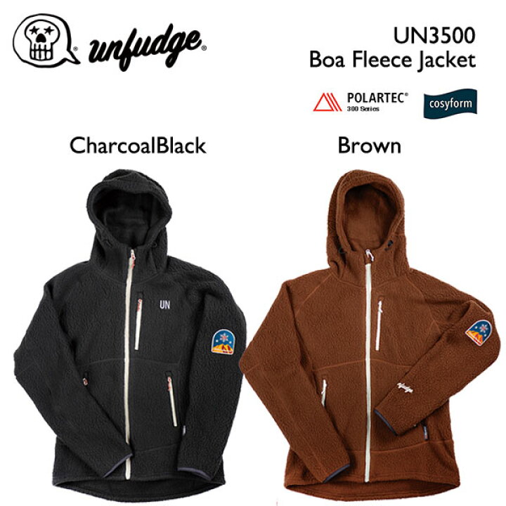 楽天市場】Unfudge UN3500 BOA Fleece Jacket / アンファッジ ボア 