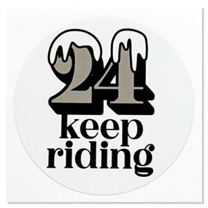 24 KEEP RIDING STICKER / 24L[vCfBOXebJ[