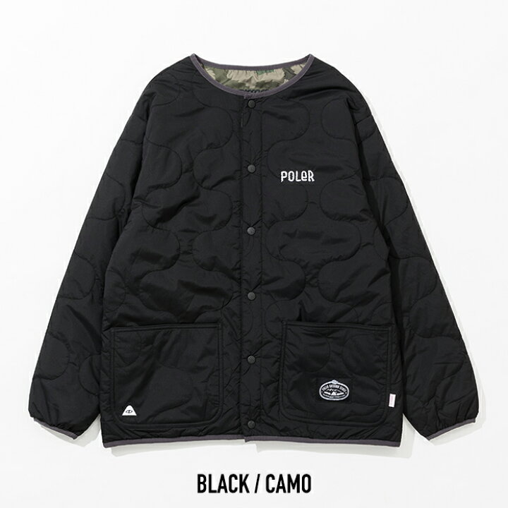 楽天市場】AFDICEGEAR x POLeR REVERSIBLE QUILTED JACKET 
