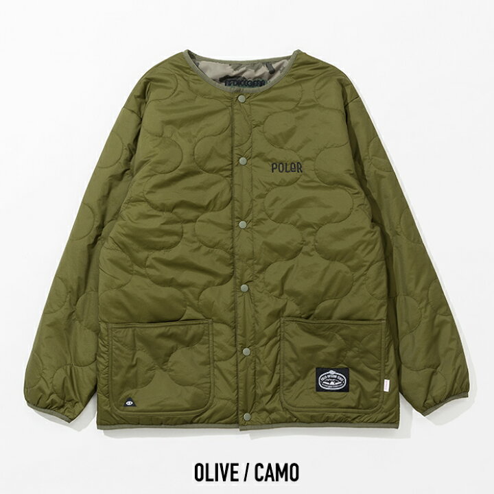 楽天市場】AFDICEGEAR x POLeR REVERSIBLE QUILTED JACKET 