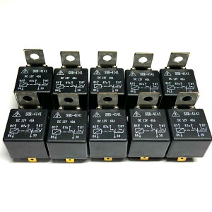 【ワケアリ】 汎用 5極 リレー スイッチング 極性入れ替え 信号増幅 スターターリレー 等 10個セット