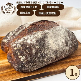 BUSUKOPAN 五穀セミハード 雑穀パン 黒米 黒ごま 発芽玄米 ライ麦 オーガニック全粒粉 こめ油 冷凍パン お取り寄せパン 食事パン