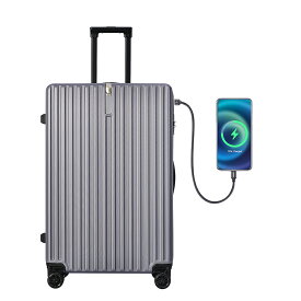 スーツケース Sサイズ USBポート付き 隠しフック キャリーケース キャリーバッグ Sサイズ ストッパー付き 2日~3日 大容量超軽量 軽い おしゃれ かわいいダブルキャスター小型 1年間保証 ファスナー suitcase TANOBI BY851