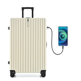 スーツケース Sサイズ Mサイズ Lサイズ　USBポート付き 隠しフック キャリーケース キャリーバッグ 大容量 ストッパー付き 超軽量 軽い 1日-3日 4日-7日 7日-14日 小型 中型 大型 旅行用 かわいい ファスナー 海外 suitcase BY851