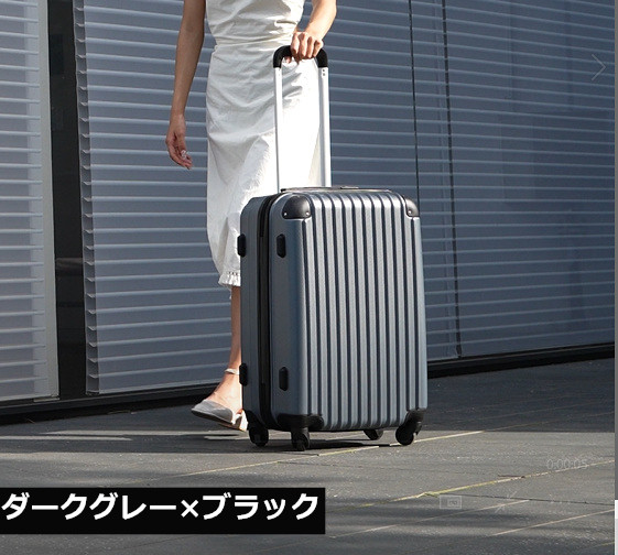 楽天市場】【8%OFFクーポン利用で5,960円で！】スーツケース Mサイズ
