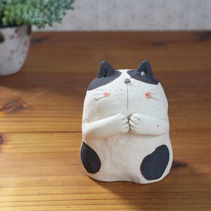 楽天市場】百猫 置物（中）5682 猫 ネコ ねこ 置物 置き物 雑貨 