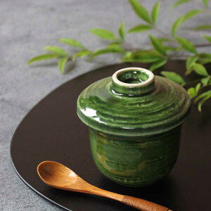 総織部 むし碗 230ml 蒸し碗 茶碗蒸し 蓋物 瀬戸焼 和食器 食器 和食 和風 日本製