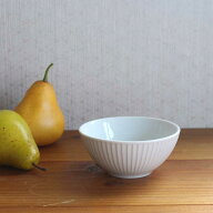 PILLIVUYT（ピリヴィッツ） プリッセ Plisse ボウル 碗 径12cm フランス製 白い食器 洋食器 磁器 オーブ…
