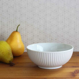 PILLIVUYT（ピリヴィッツ） プリッセ Plisse サラダボウル 碗 径15cm フランス製 白い食器 洋食器 磁器 オーブン可