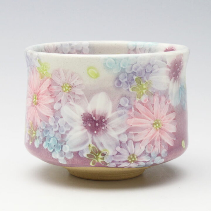 楽天市場】【色彩花 抹茶碗（立型）】 抹茶茶碗 お抹茶 茶道具 茶器  