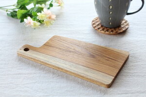 おしゃれキッチン お洒落な食卓 ホームパーティー【天然木】WOOD チーク カッティングボード 10.5×20cm SC-03 まな板アウトドア・キャンプ