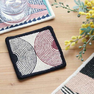 ymon chemin coasterzV} R[X^[ EMPiAvAgj 10×10cm Rbg100 VRf nhCh 􂦂 Lb`G