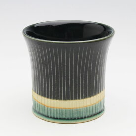 釉彩線十草　湯呑（緑）　美濃焼 和食器 食器 湯飲み カップ シンプル 和モダン 日本製
