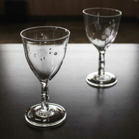 gla_gla クニュクニュ泡 ガラス グラス ワイングラス WINE GLASS 270ml 手作り ガラス食器 日本製 ギフト プレゼント 贈り物