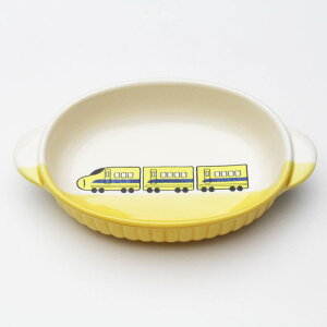 【陶育】超特急 グラタン皿 子供食器 子供膳 キッズ ベビー こども 男の子 女の子 のりもの 電車 鉄道 食育 離乳食 プレゼント 贈り物 出産祝い 萬古焼 日本製