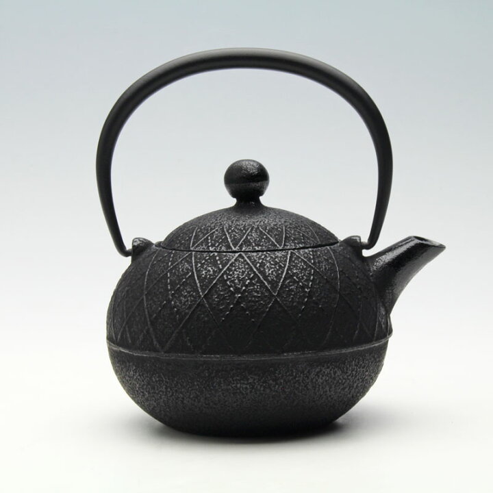 楽天市場】【南部鉄器】鉄瓶 鉄急須 兼用瓶 アーガイル（茶こし付）瓶 